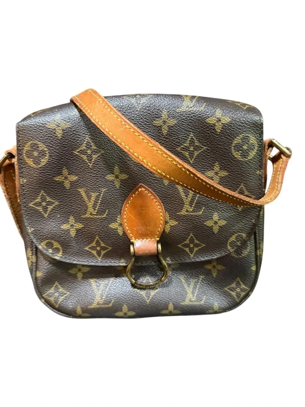 Louis Vuitton Saint Cloud MM Monogram Crossbody Bag | Vintage 1989 | Made in Fra